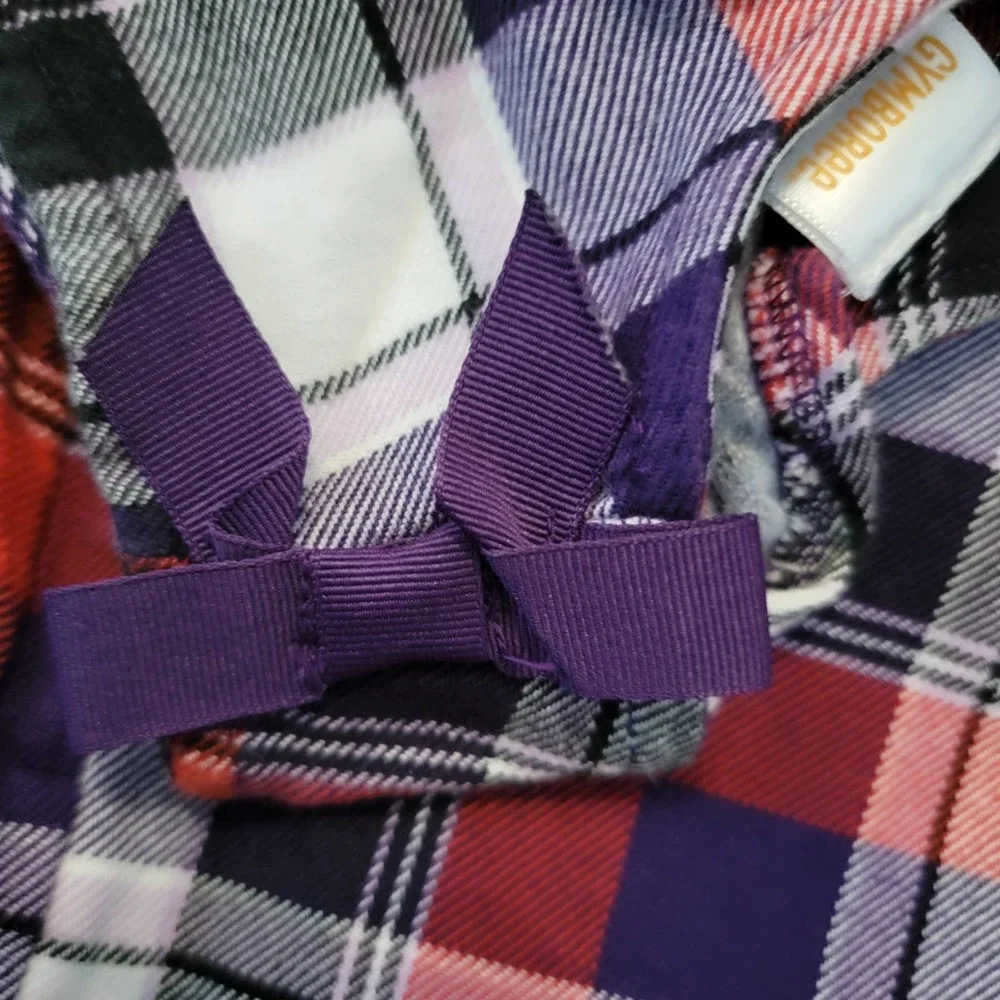 Gymboree plaid purple